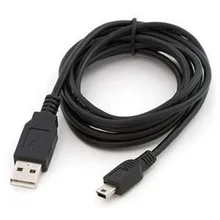 Кабель для зарядки и передачи данных Кабель-адаптер USB 2,0 A папа-мини 5 Pin B Лучшая черная длина 80/100 см кабели для передачи данных usb кабель-удлинитель