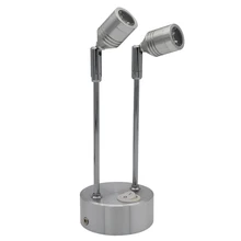 Шкаф для подзарядки 8-43 см торшер на Распорке, вращающиеся ювелирные изделия, стоячие батареи лампы, аккумуляторная 2 Вт 6 Вт двойной головкой переключатель accent точечная лампа