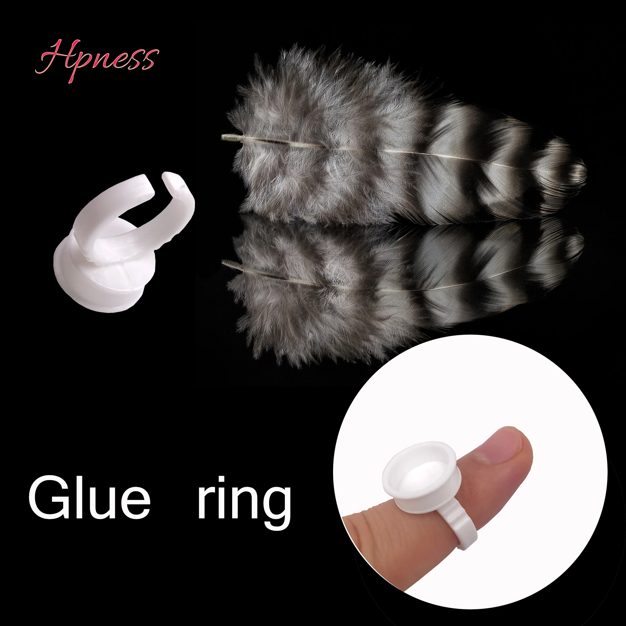 

Wholesale 100Pcs Disposable Eyelash Extension Glue Rings,Eyelash Extension Glue Holder Holder glue container