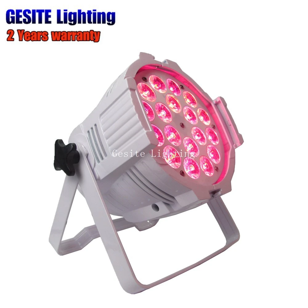 Luzes do Palco Luz com dj 8 Pçs e lote Mini Led Par Pode 18x18 w Rgbwa uv Dmx Profissional 5 18x18 W RGBWA UV DMX Luzes Do Palco Luz com DJ Profissional