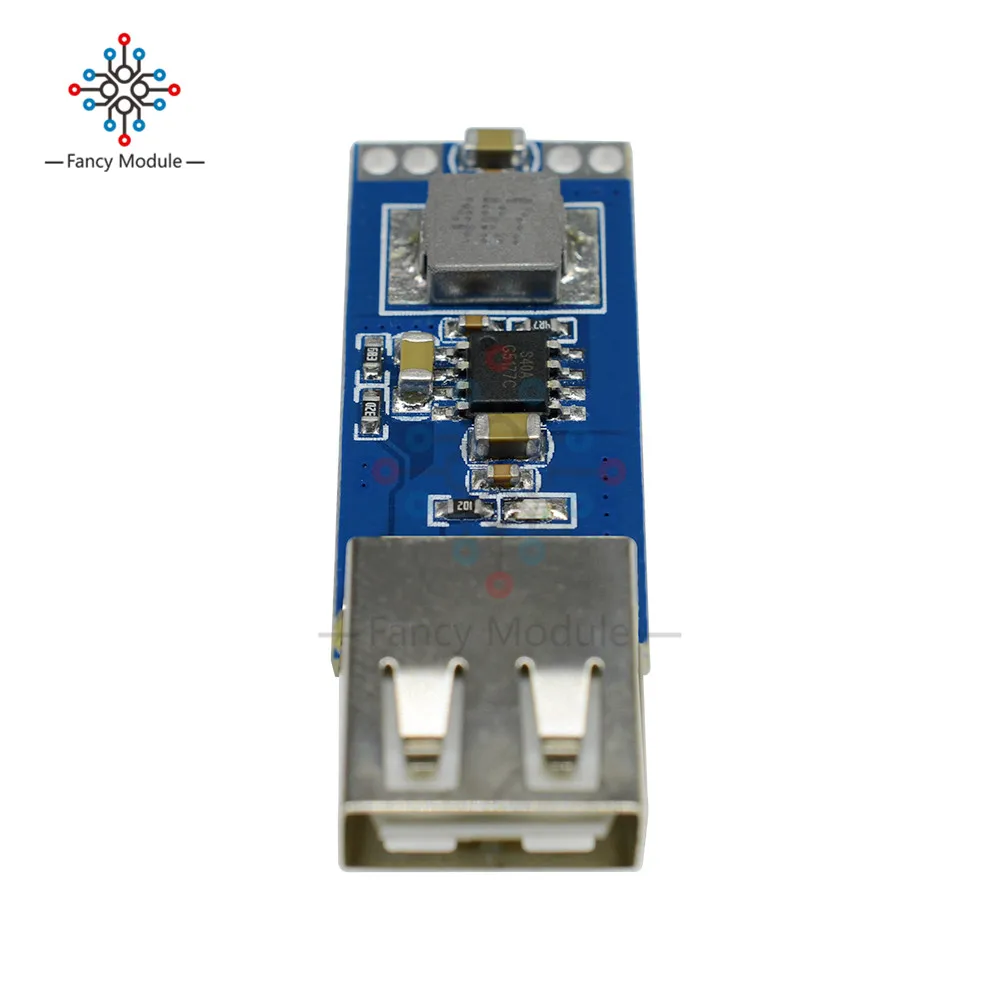 Модуль зарядки питания повышающий DC-DC 3 В/3,3 В/3,7 в/4,2 в до 5 В USB 1A 2A Повышающий Модуль питания для транспортного средства