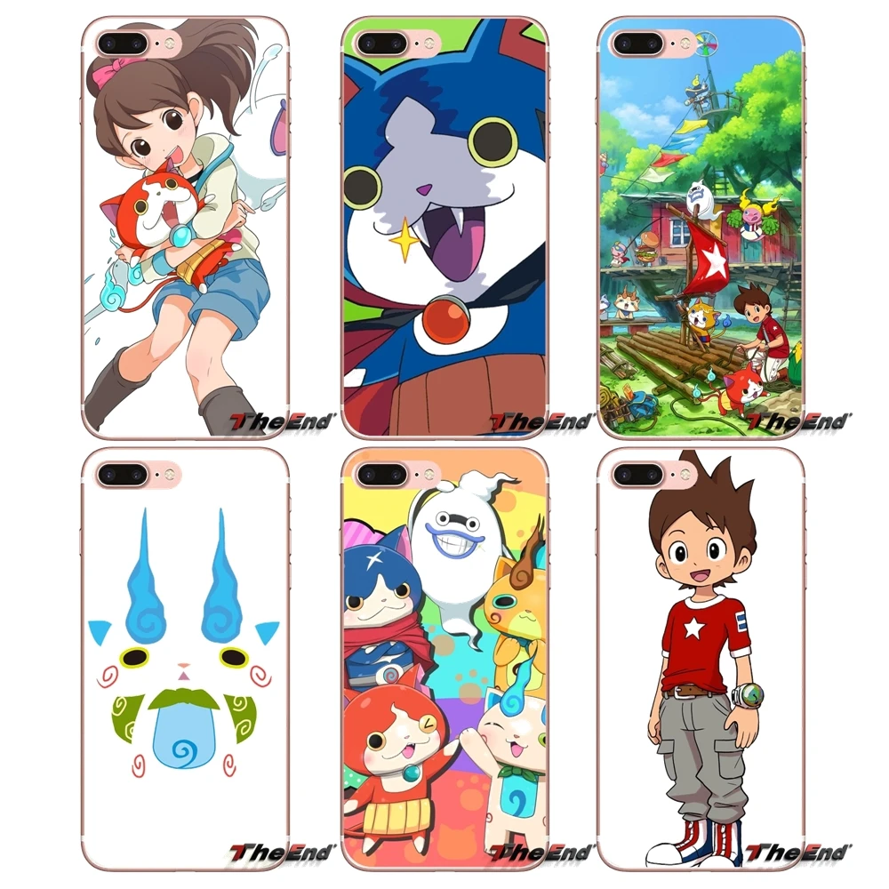 Милые часы youkai аниме ТПУ силиконовый чехол для Sony Xperia Z Z1 Z2 Z3 Z5 compact M2 M4 M5 E3 T3 XA Aqua LG G4