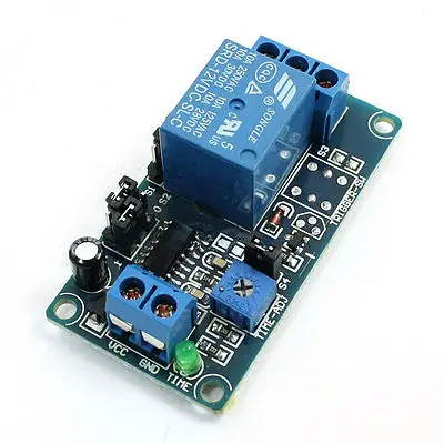 

DC 12V SRD-12VDC-SL-C Time Delay Circuit Module Board Blue for Arduino
