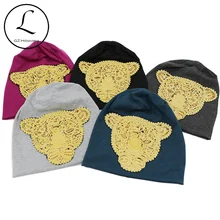GZHILOVINGL New Arrival 2017 Casual Womens Hip Hop Cotton Summer Spring Beanie Hats Thin Bonnet Cap Lion Skullies Beanies Women