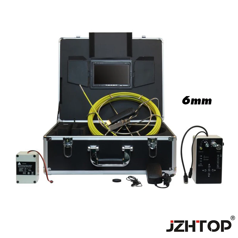 6mm pipe inspection video endoscope borescope camera