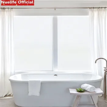 

Nuelife Scrub white electrostatic frosted glass stickers office opaque stickers bathroom office living room bedroom window film