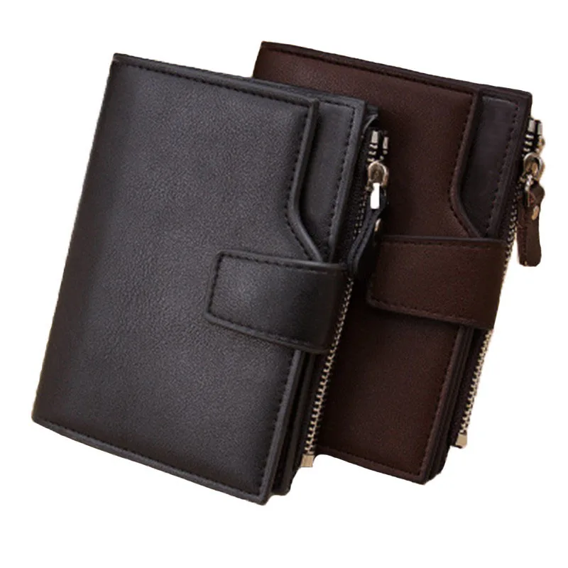 

Casual Korean version of wallet High quality PU leather clutch Short Multi-functional wallet Card & ID Holders