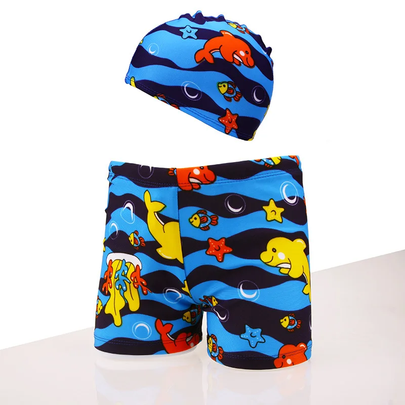 Baby Boys Swim Trunks with cap  (15)