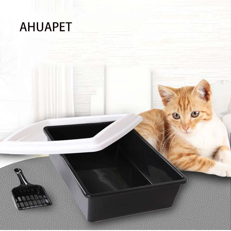 AHUAPET Cat Toilet Litter Box Indoor Dog Toilet Litter Box Cat Merde