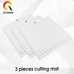 Коврик для резки для Cricut Explore ore One/Air 2/Maker [Стандарт dgrip, 12x12 дюймов, 3 шт.] клейкие и липкие Нескользящие гибкие коврики с сеткой