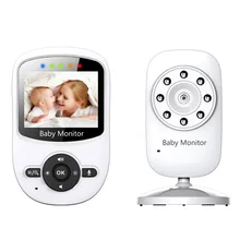 Babykam, детская камера, электрическая, ниания, 2,4 дюймов, ИК, ночное видение, домофон, монитор температуры, колыбельные, 2X зум, камера, ниания