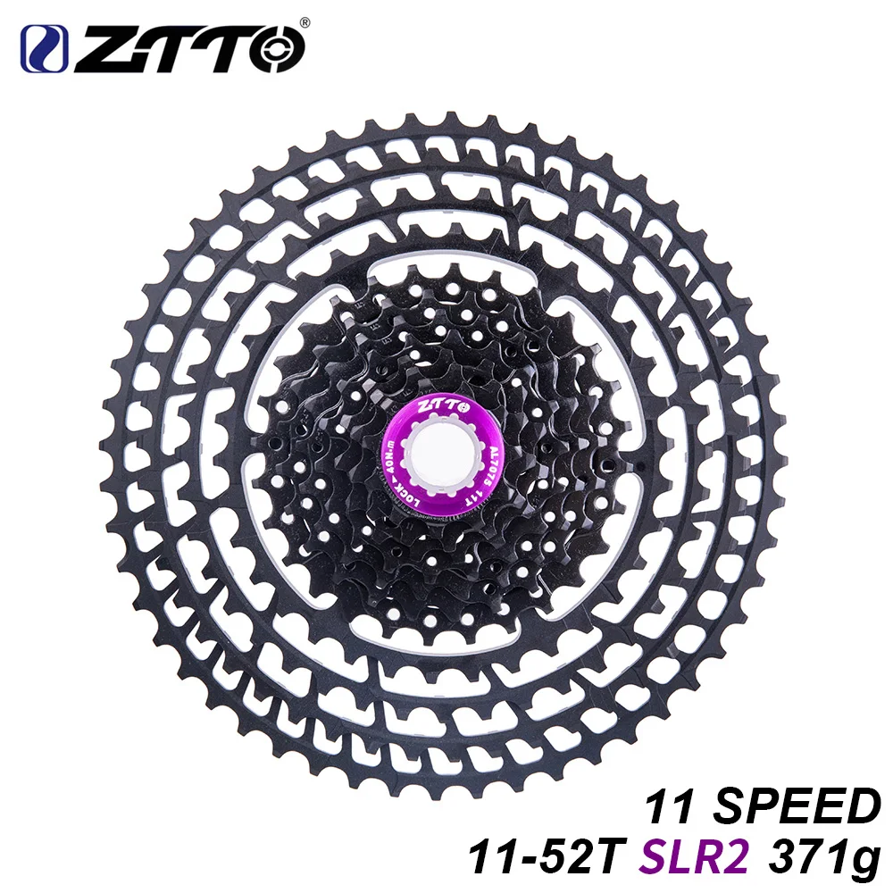 ZTTO MTB 11 speed 11-52T SLR велосипедная кассета 11s 11v k7 11 speed 52 Сверхлегкая 371g CNC Freewheel горный велосипед для XX1 gx m9000