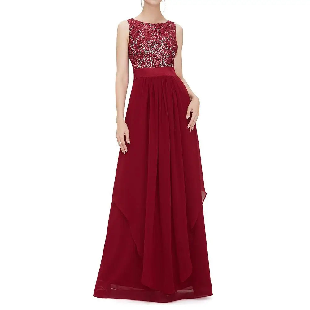 Женское Элегантное Длинное Вечернее кружевное платье verano 2018 vestidos de festa longo Макси