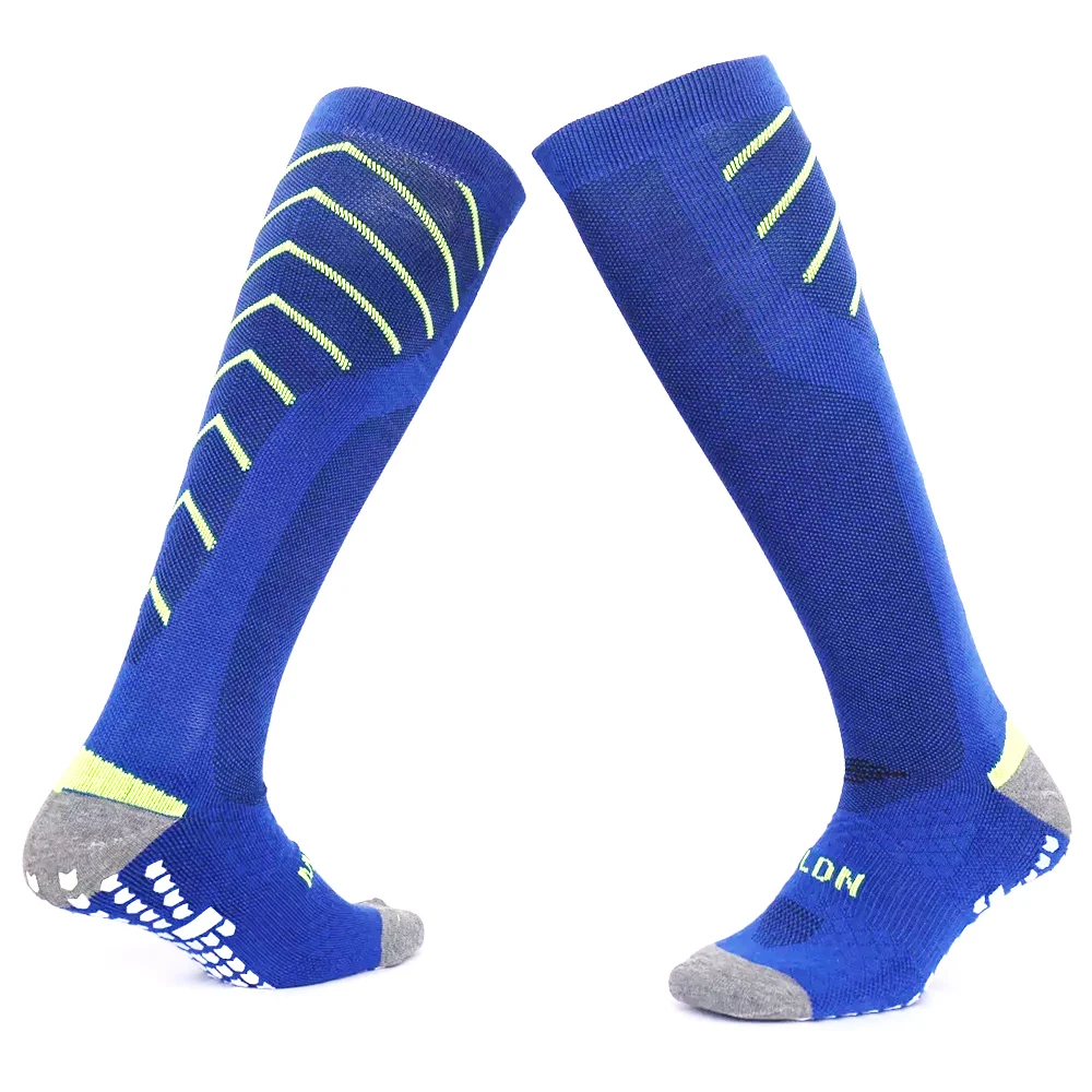 Anti Slip Soccer Socks Professional Club Team Football Socks Thick Knee ...