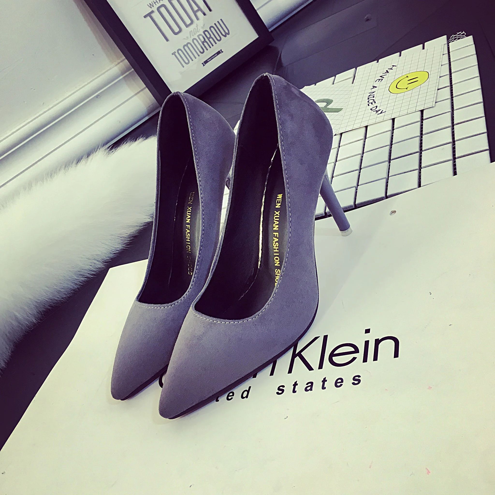 

2019 Women Sexy Pumps Fashion Sweet Spring & Summer Slip On High Heel Shoes Lady Casual Sweet Street & Office High Heel Pumps