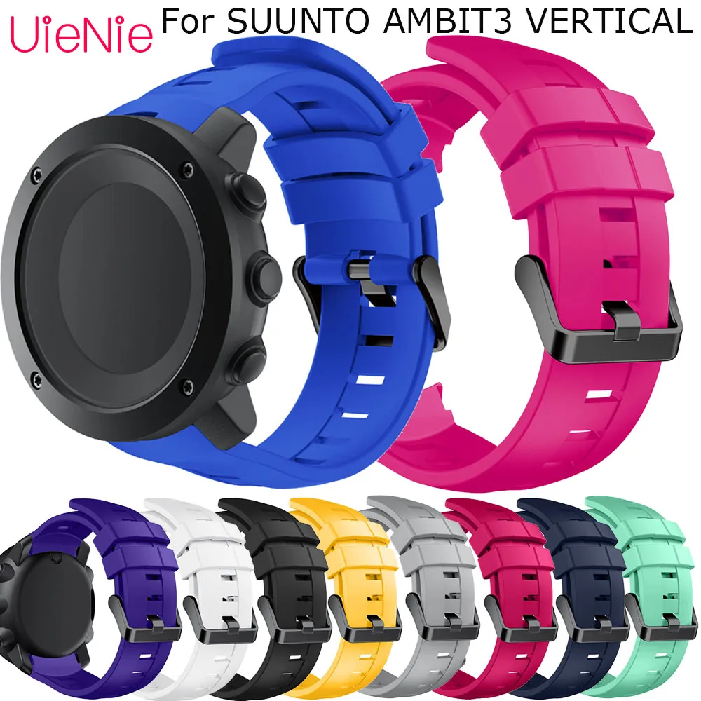 Для SUUNTO AMBIT3 вертикальный Frontier/классический силиконовый спортивный ремешок на запястье сменный ремешок для SUUNTO AMBIT3 вертикальные Смарт-часы