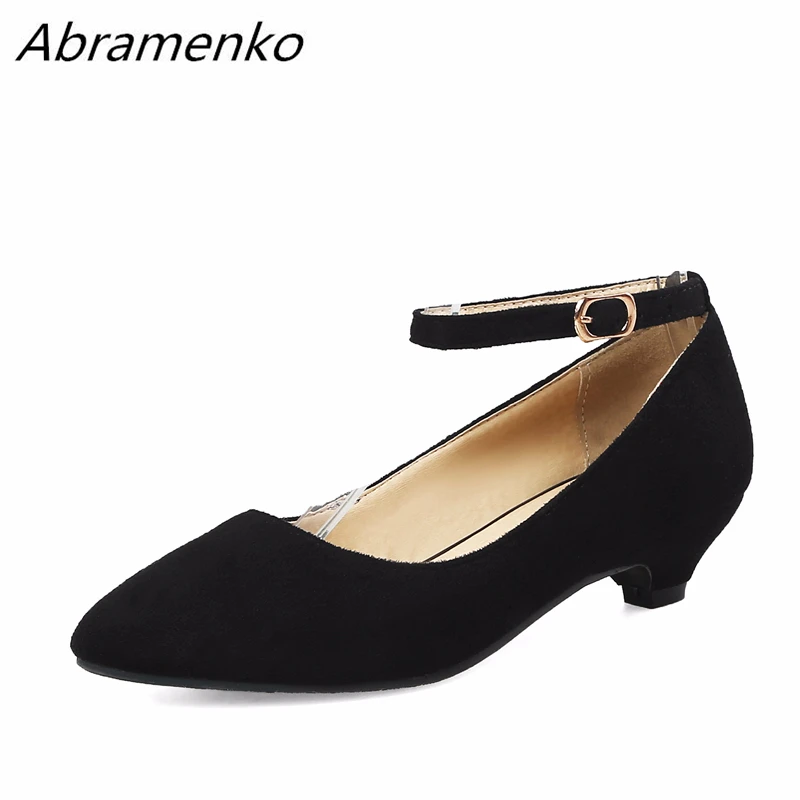 Женские замшевые туфли лодочки на низком каблуке из натуральной кожи|pumps shoes|shoes