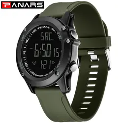PANARS цифровые часы мужские Часы светодиодный водонепроницаемый спортивные часы мужские модные наручные часы мужские s Силиконовые стойкие