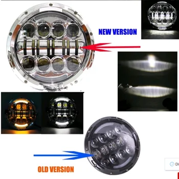 

2018 Newest Car Led Lamp 80w Headlamp 7 Inch Led Headlight with DRL for Jeep Wrangler Jk Tj Fj Cruiser Trucks Off Road Lights