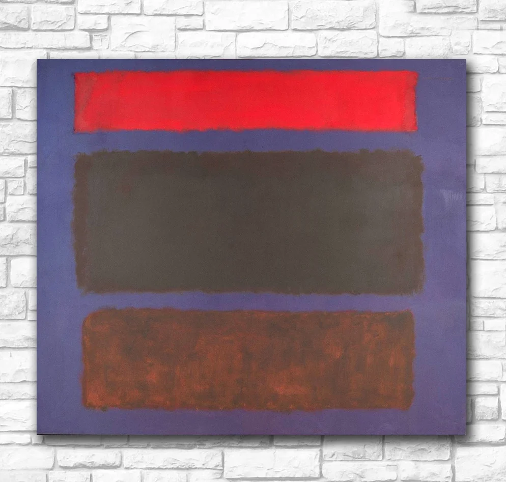 

Abstract oil painting Mark Rothko 1960 Canvas painting for Home Decor Modern No Frame handmade Oil Painting