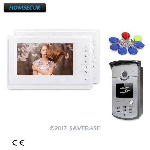 

HOMSECUR 7" Video Door Intercom System with Mute Mode for Home Security for House/ Flat