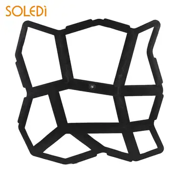 

Irregular Driveway Paving Pavement Stone Mold Concrete Garden Road Path Mould Stencil Paver 43.5x43.5CM Garden Decoration