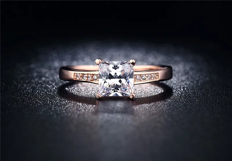 DODO Rings With Big Stones 585 Rose Gold Color Crystal Bijoux Engagement Party Jewelry Ring Women Wedding Bague Femme Gift KDR12 (25)