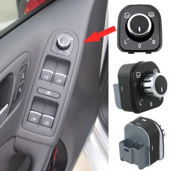

Power Side Mirror Adjust Switch Knob Fit For VW JettaJetta A5 for Magotan Passat B6 for VW Touran VW for Tiguan Golf A6