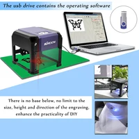 cnc קאטר מיני DIY CNC חרט לייזר עץ נתב USB Desktop Laser חריטה מכונת לוגו מארק מדפסת קאטר CNC לייזר מכונת גילוף (5)
