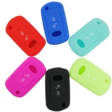 100pcs 2 Buttons or 3 Buttons Silicone Car Key Case Cover For Landrover Freelander Evoque Discovery LR3 LR4
