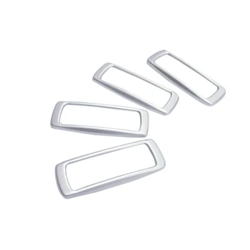 

4pcs ABS Rear Back Inner Reading Light Lamp Cover Frame Decor Trim For Skoda Kodiaq 2017 2018