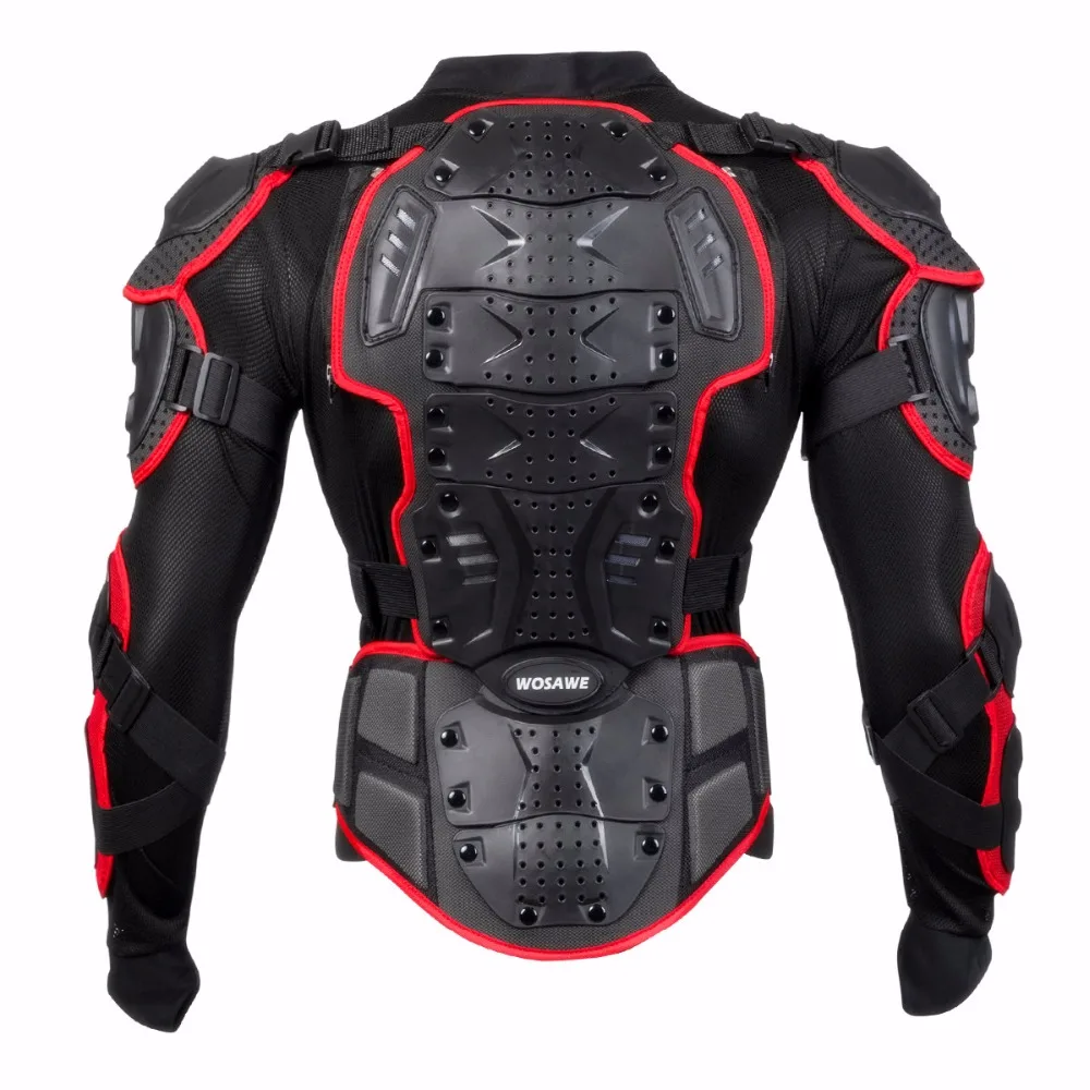 WOSAWE Cycling Armor Jacket Racing Anti-fall Motorcycle Protective Body Jacket Cycle Motocross Back Chest Support Protector WOSAWE Cycling Armor Jacket Racing Anti-fall Motorcycle Protective Body Jacket Cycle Motocross Back Chest Support Protector