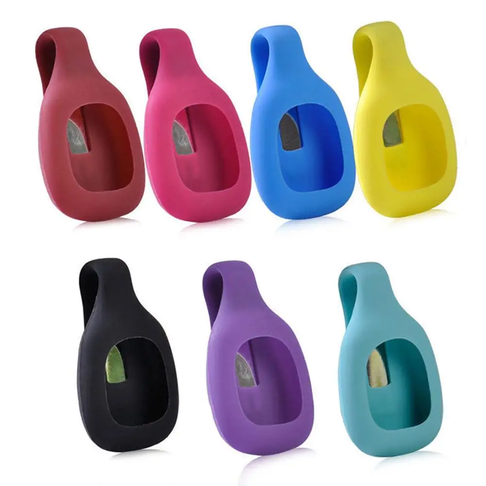 2018 New Sport Colorful Replacement Silicon Rubber Clip Case Cover Holder Pouch for Fitbit Zip