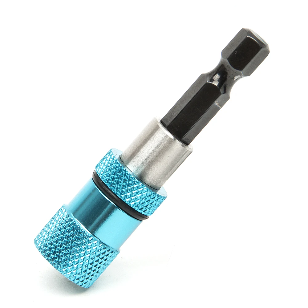 

Stainless Steel Hex Shank Quick Release Electric Drill Drill Bit Hex Shank Extension Bar Magnetic Socket Screwdriver Bit Holder