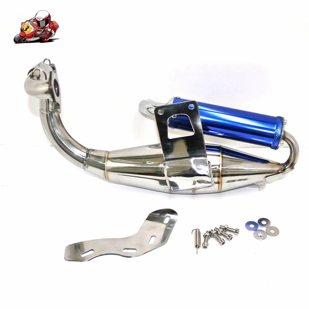 

Motorcycle Steel Rear Exhaust Pipe Universal Muffler Silencer For HONDA DIO DIO50 AF18 AF24 AF27 AF28 AF30
