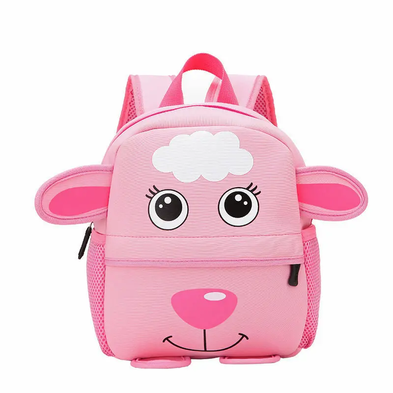  Cute Kid Toddler Schoo Bags Backpack Kindergarten Children Girls Boys Schoolbag 3D Cartoon Animal B - 4000002399824