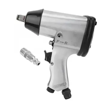 

Mini 1/2 Inch 350N m Drive Air Impact Wrench with 1/4 Inch Air Inlet Connector Car Repair Tool Aluminum Alloy Impact Wrench