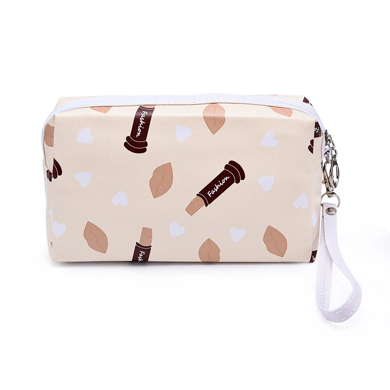 

Lipstick Pencil Case School Bts Kawaii Heart PU Pencilcase Large Capacity Pencil Bag For Office Supplies Stationery Girls Gifts