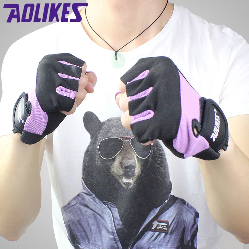 AOLIKES Gym Body Building Training Fitness Gloves Sports Weight Lifting Exercise Slip-Resistant Gloves gym anti-skid gloves AOLIKES Gym Body Building Training Fitness Gloves Sports Weight Lifting Exercise Slip-Resistant Gloves gym anti-skid gloves