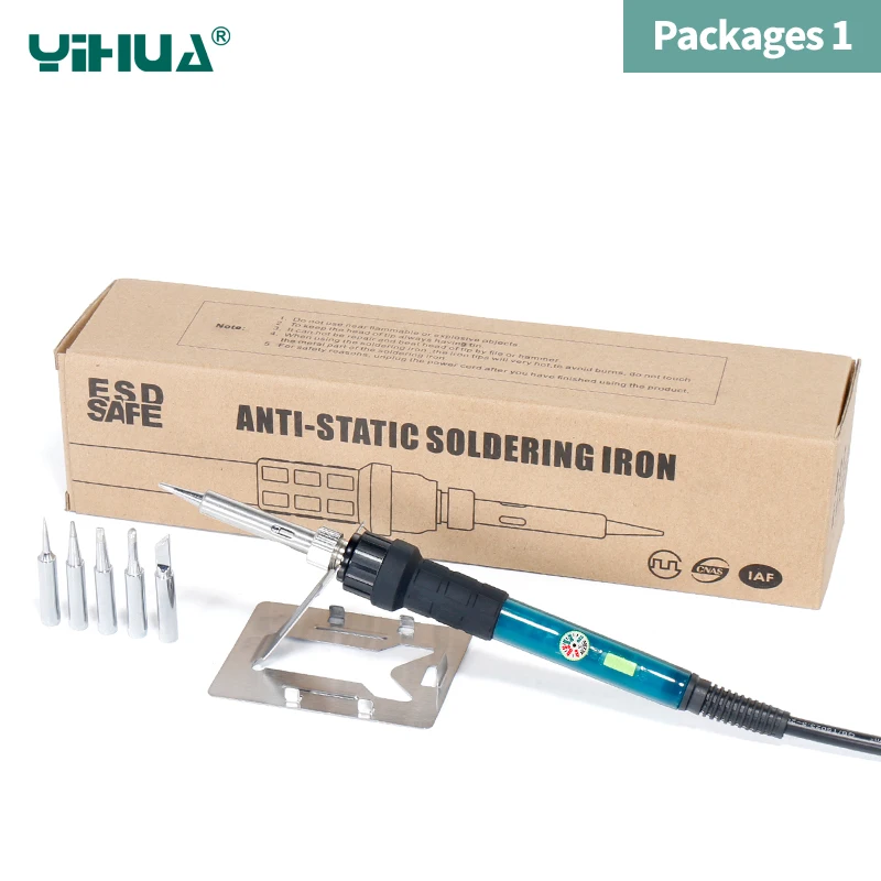 110V 220V Optional Welding Soldering Iron 60W YIHUA 947-III Set For Soldering Kit With Temperature Control Switch