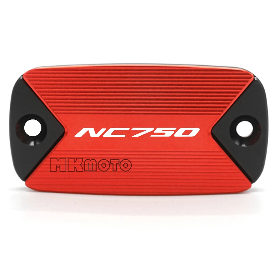 New LOGO " NC750" CNC Brake fluid reservoir cap Red Fits For Honda