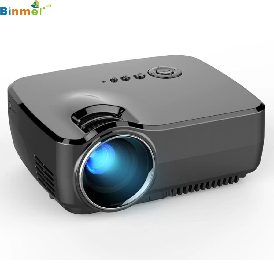 

Projector 1200 Lumens LED Projector Support 1920x1080 with ATV Port 3D MINI Beamer for Home Cinema a set High quality DEC29