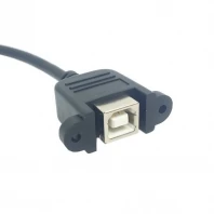 100 шт./лот 20 см USB 2 0 B гнездо принтера Панель Крепление на шаг мм 5pin корпус PCB