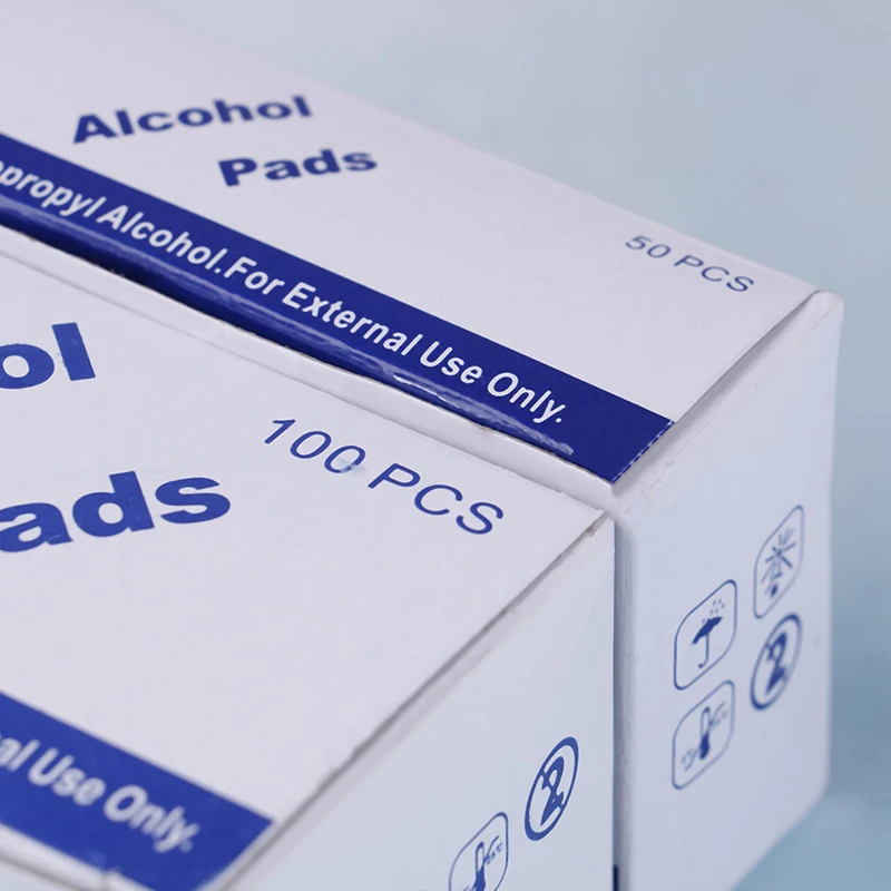 100 шт. спиртовые влажные салфетки Одноразовые дезинфекции Prep Swap Pad антисептик