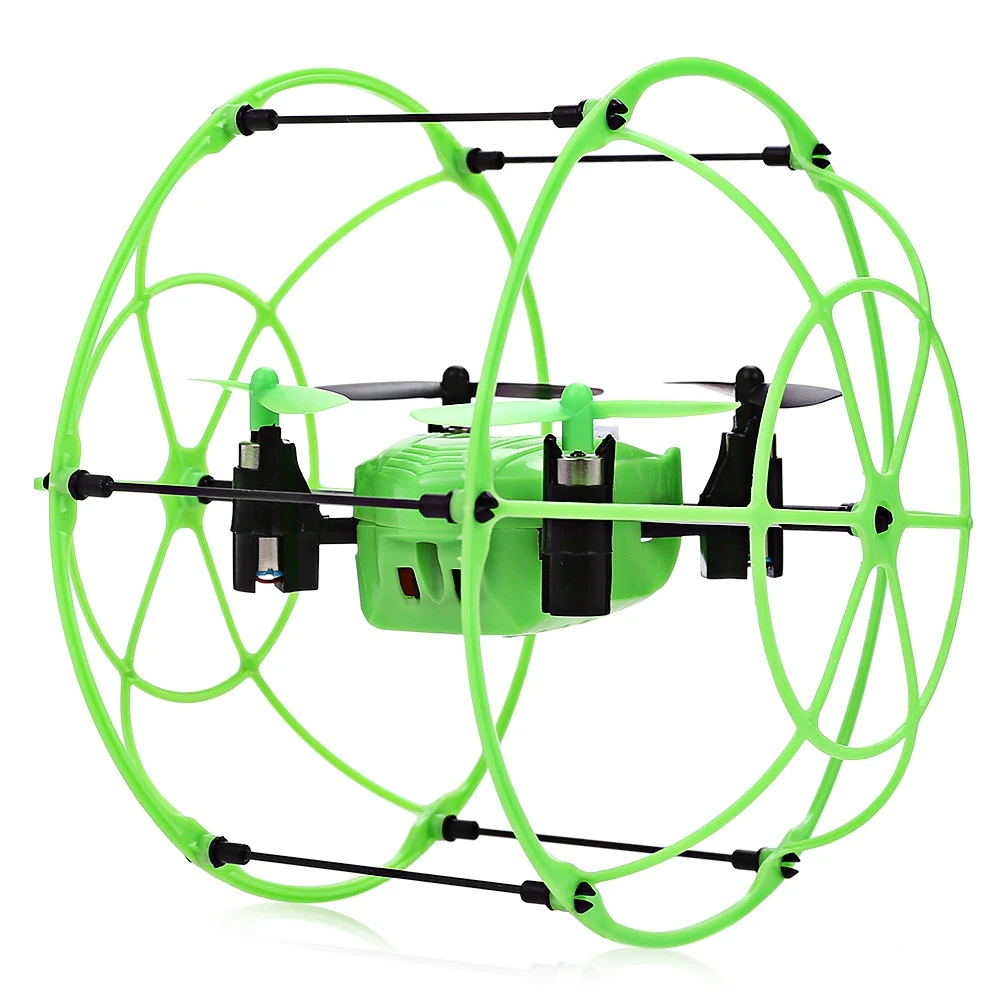 Mini Drone Ball Helic Max Sky Walker 1336 2.4GHz 4CH Fly Ball RC Quadcopter 3D Flip Climbing Wall Roller RC Helicopter Toys