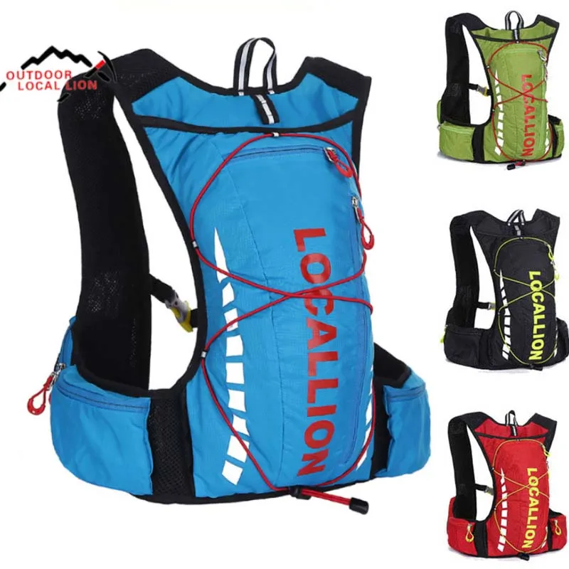 Уличная спортивная сумка 10л Профессиональный велосипедный рюкзак для велосипеда рюкзак для бега рыболовный жилет сумка Гидратация пакет LK508
