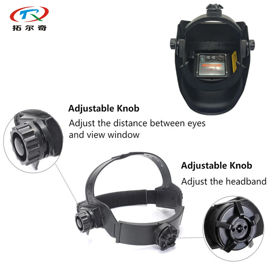 luvas tig Capacete de Soldagem Escurecimento Automático