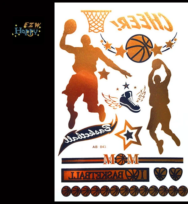 15 新 Nba バスケットボールスター一時的なタトゥーブレスレット転倒非毒性防水使い捨てフラッシュアームタトゥーボディアートタトゥーステッカー Art Tattoo Body Art Tattoostar Temporary Tattoos Aliexpress