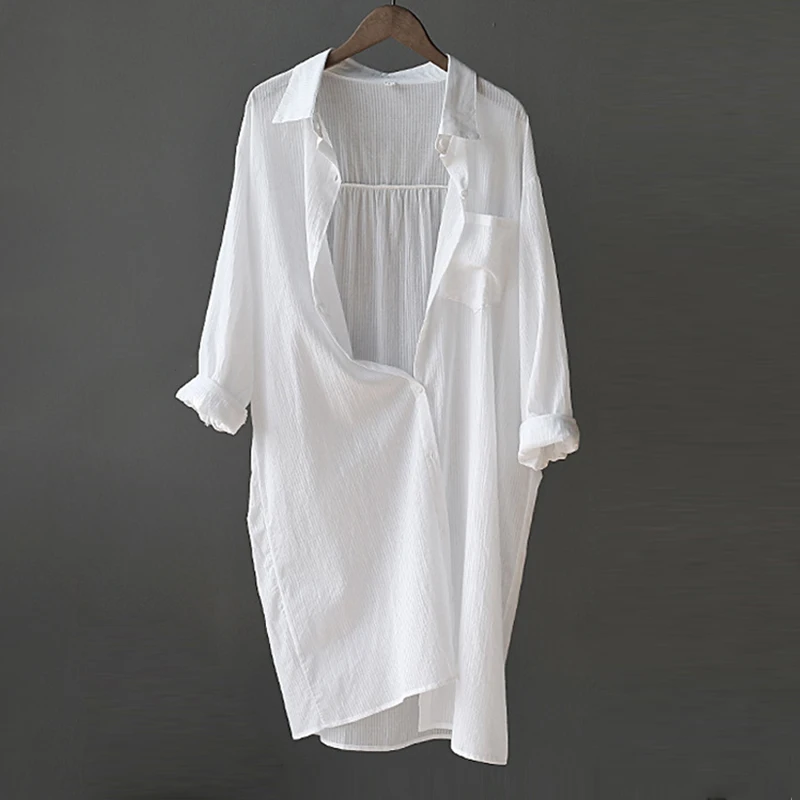 

Women's Long Sleeve Pleated White Blouse Shirt Chic Office Lady Vintage Female Casual Shirts Plus Size 3XL 2019 Summer Women Top