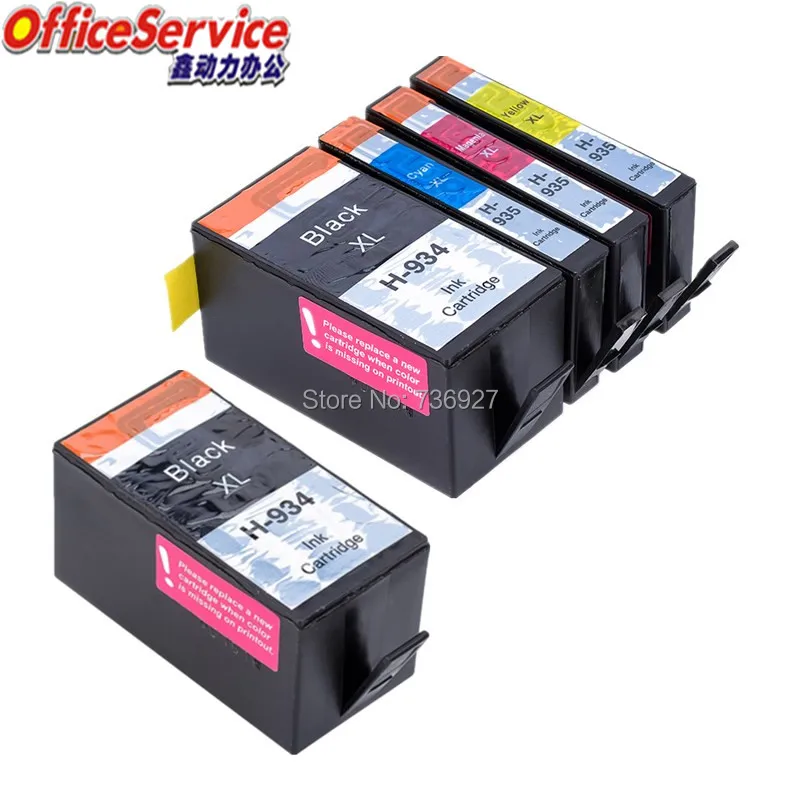 Картридж для принтера HP934 HP935 HP 935 934xl 5 шт. совместимый с картриджем большой